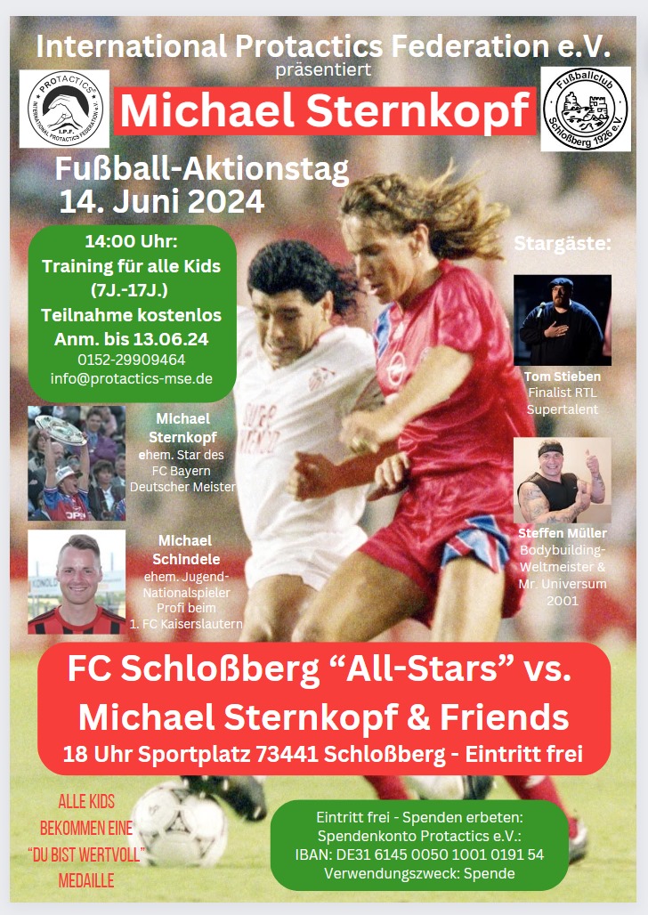Fußball Aktionstag 2024 mit Michael Sternkopf